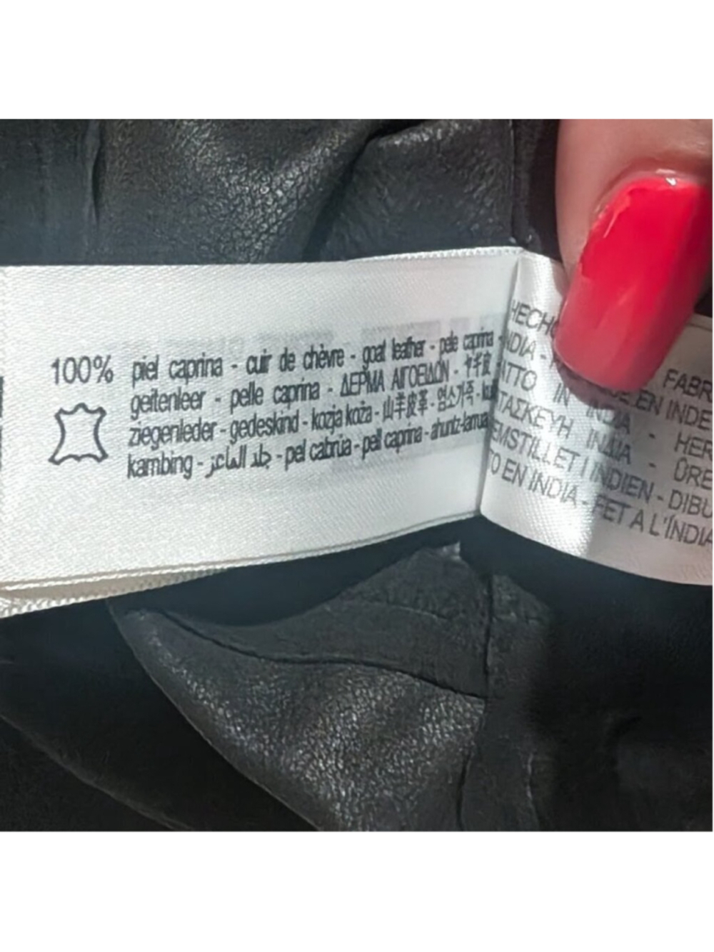 NEW Zara | Suede Leather Button-down Blazer In Black - Picture 6 of 15